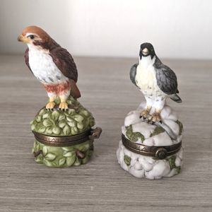 PHB Collection Trinket Holders Hawk and Falcon Birds of Prey Series